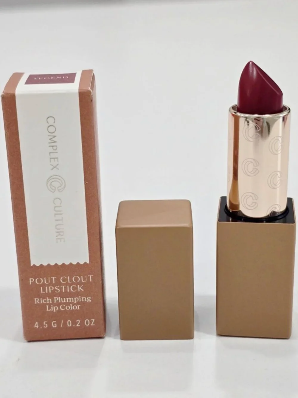 Complex Culture ✦ Pout Clout Lipstick Legend ✦ Rich Plumping Full-Coverage NWT